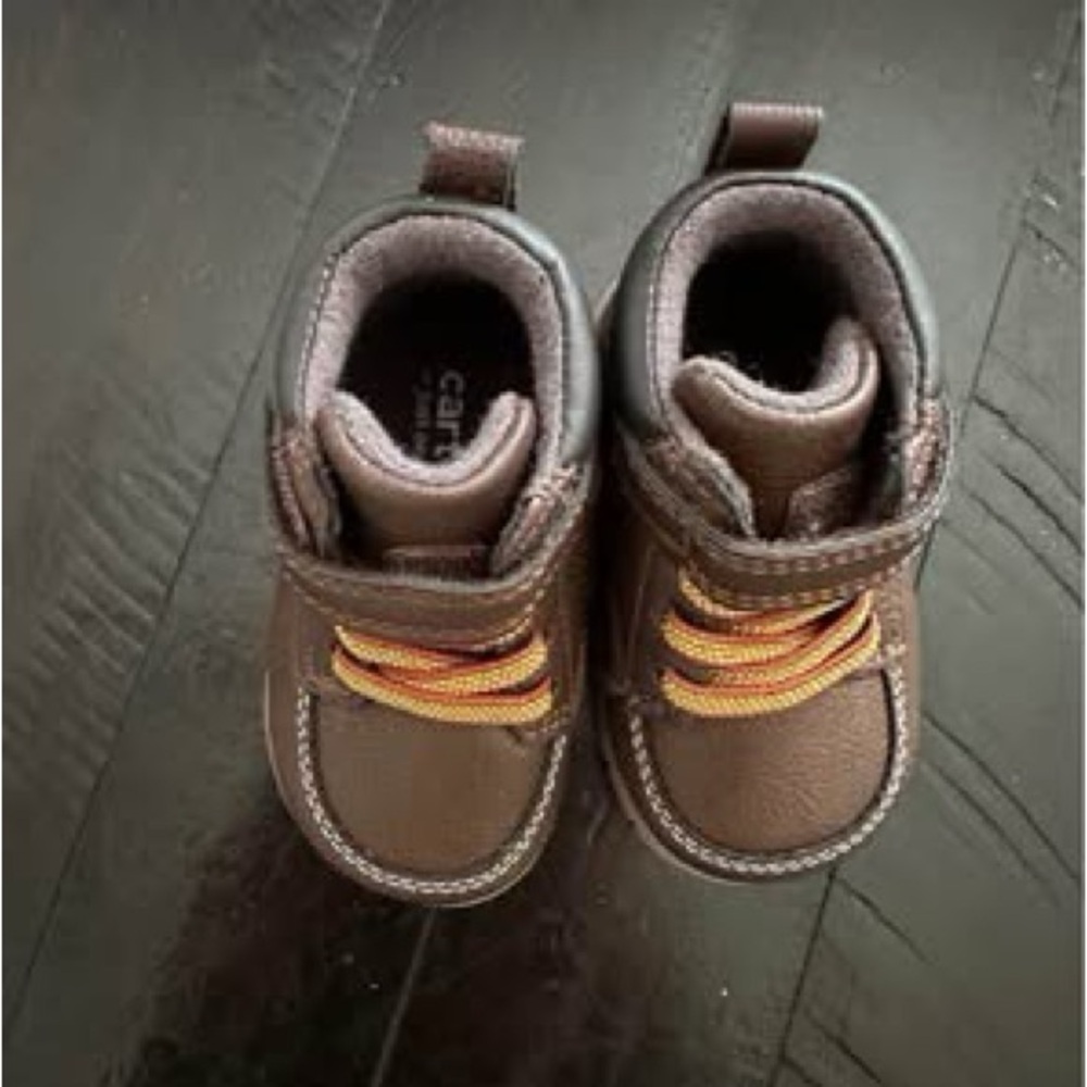 Carter's NWOT Baby Boy Brown Shoes Size 3